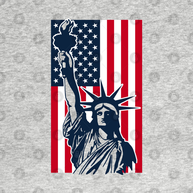 USA FLAG OF LIBERTY - Front/back by LILNAYSHUNZ